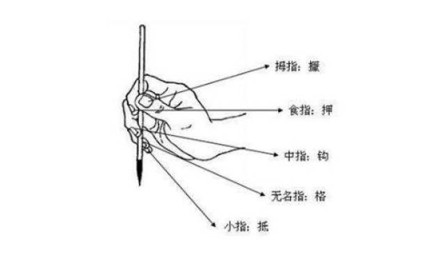 书法执笔:什么是单钩 ,什么是双钩?