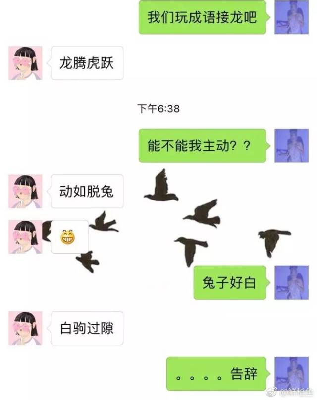 玩过成语接龙的情侣们,你们的爱情鸟飞还好吗-搞笑频道-手机搜狐