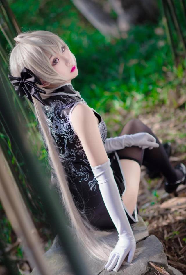 穹妹cosplay 高叉旗袍福利 给你不一样的穹妹