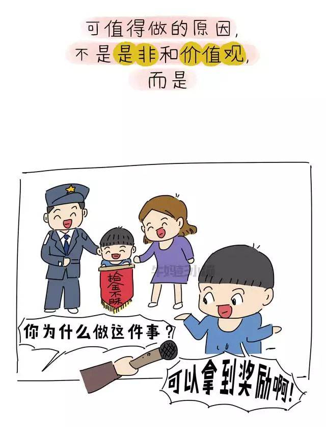 奖惩让孩子明白什么?【漫画】