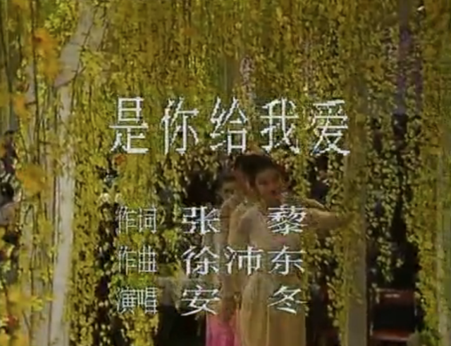 第二年的1989年,安冬就登上了春晚,演唱了后来被看成是她代表作的《是