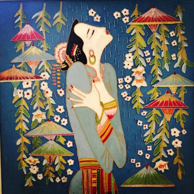 小教程:教你如何制作沥粉画