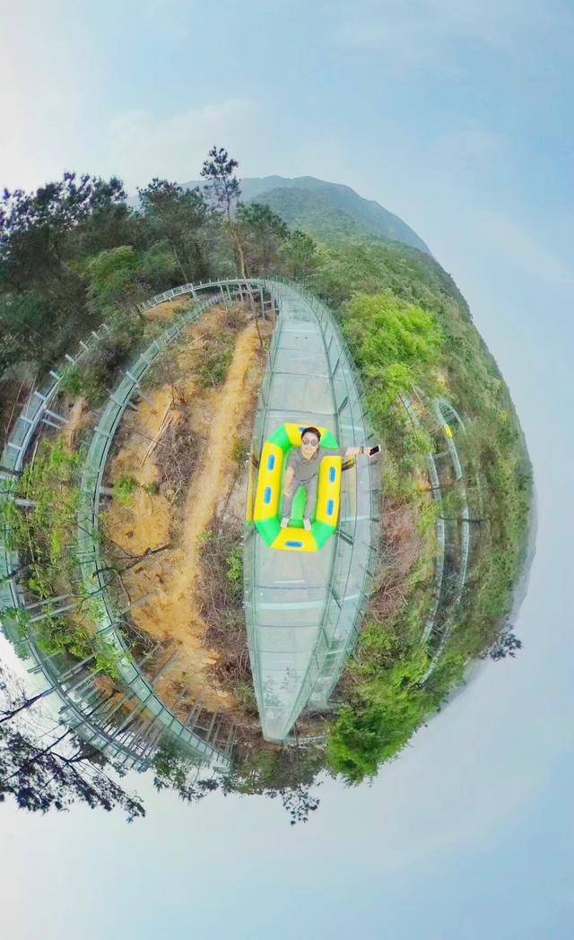 空中玻璃漂流!就在清远牛鱼嘴