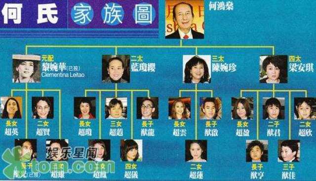 说到华人首富首推还是香港李嘉诚家族,不过不只是在香港,台湾有一个