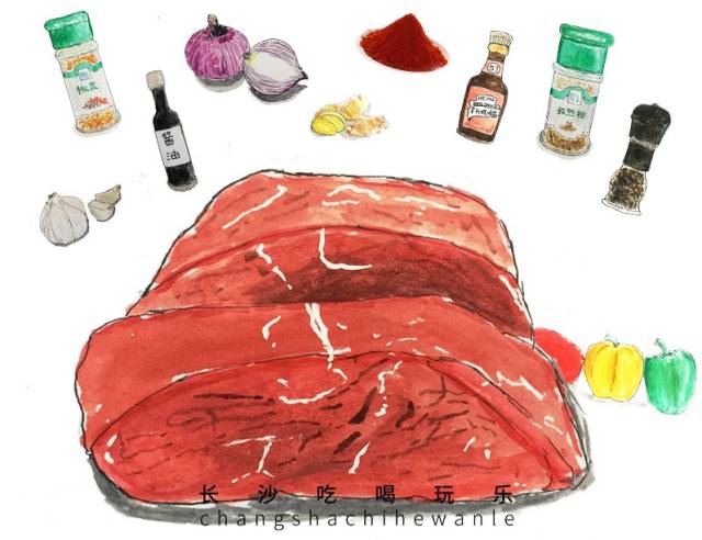 彩椒牛肉
