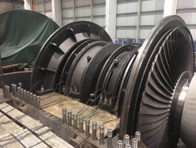 阳西电厂二期5,6号机组2×1024兆瓦工程燃煤机组汽轮发电机为世界最大