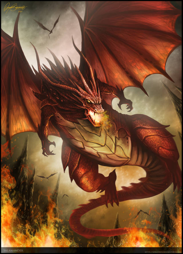 《妖精的尾巴》中纳兹的养父,虽然没有血缘关系,但是火龙王伊古尼鲁