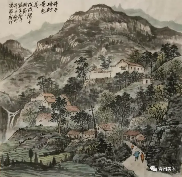 【情抒碧野 墨醉春山】"青州画家画青州"第二天