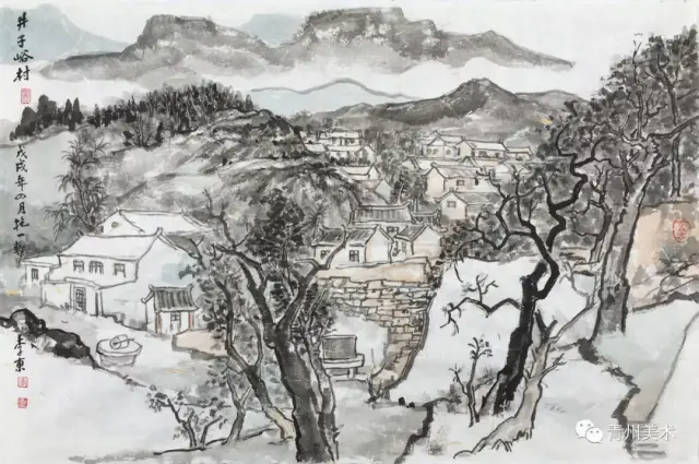 【情抒碧野 墨醉春山】"青州画家画青州"第二天