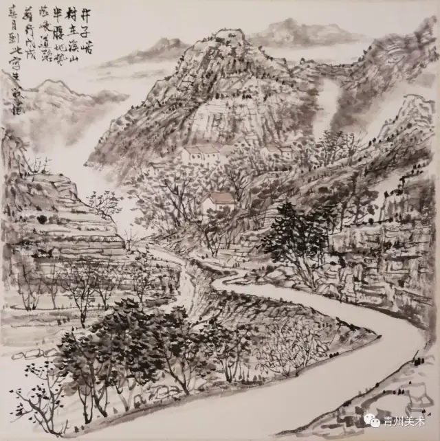 【情抒碧野 墨醉春山】"青州画家画青州"第二天