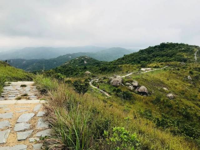 02 — 路线指引 路线:小梅沙-叠翠湖路-登山道马峦山线-登山道大岭古