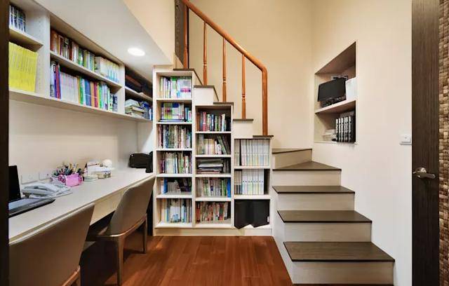 小书房的巧妙设计, 把咖啡店一般的书房