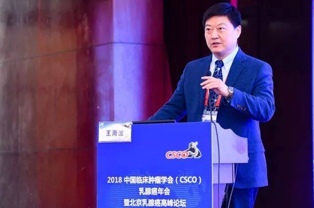 青岛大学医学院附属医院 王海波教授介绍了大数据分析下中国乳腺癌