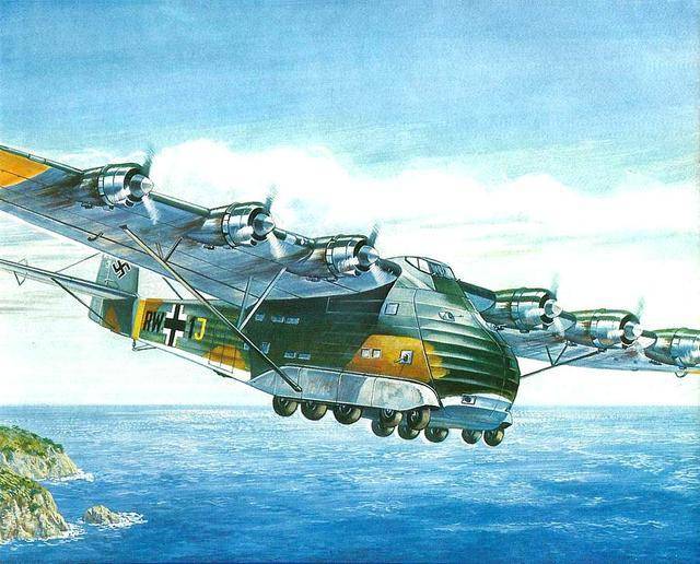 二战体积最大的飞机:德军还为它研制五发重型牵引机