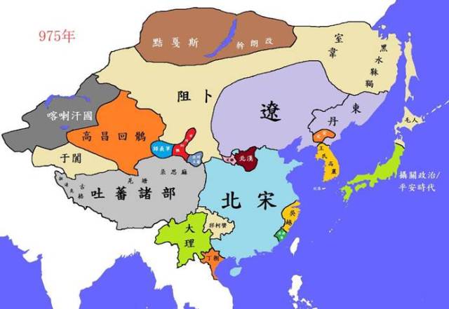 地图上的五代十国:一分钟带你理清五代十国的历史!