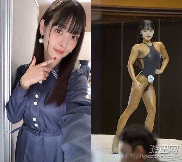 韩国肌肉美女长相酷似声优上坂堇古铜色皮肤吸人眼球