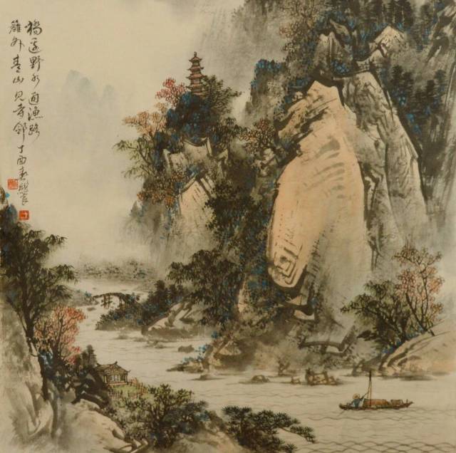 胸中丘壑 笔下云烟--方继良山水画欣赏