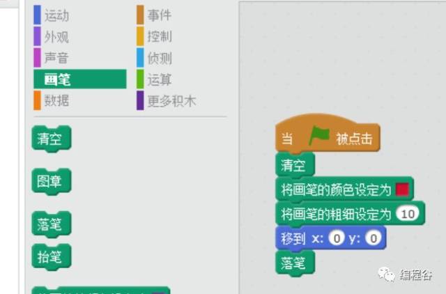 "码博士"手把手教你学scratch(4):画正方形