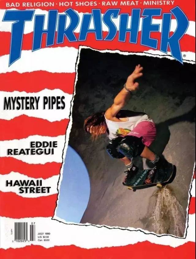 thrasher 其实是美国著名滑板杂志 《thrasher magazine》 旗下的街头