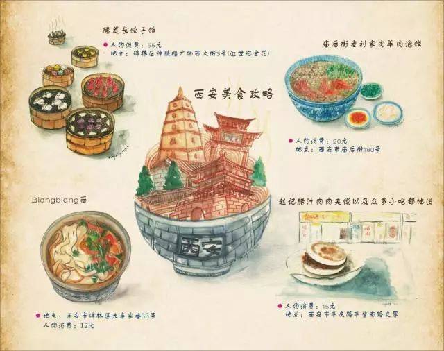 biangbiang面,葫芦鸡,灌汤包子…… 数不胜数的西安美食各有明星"代言