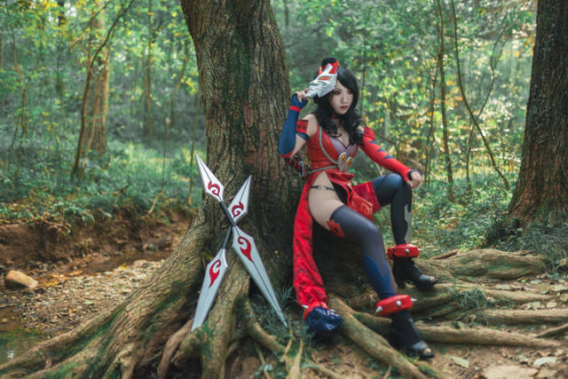 王者荣耀 阿轲cosplay