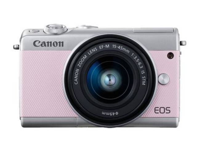 佳能eos m100(粉)轻奢版