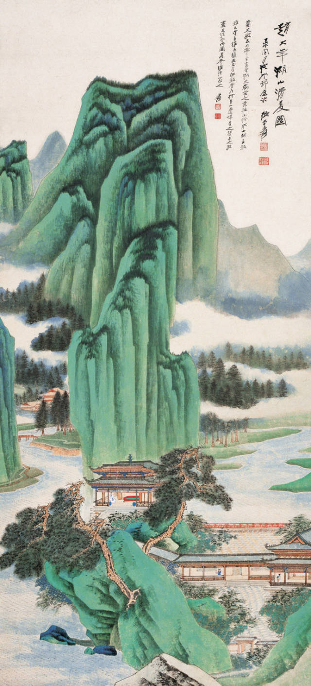 刘先银题字与绘画及艺术评论,五百年一大千:张大千山水画欣赏.