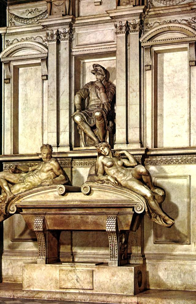 《洛伦佐·德·美第奇之墓》( 1519-1534),佛罗伦萨美第奇陵墓