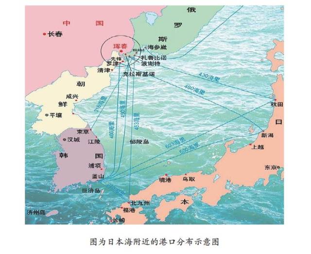 其次,扎鲁比诺港可以作为黑龙江和吉林两省通过日本海走北极航线联通