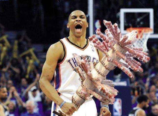 恶搞nba球员的副业:罗斯发传单威少卖糖葫芦,詹姆斯是