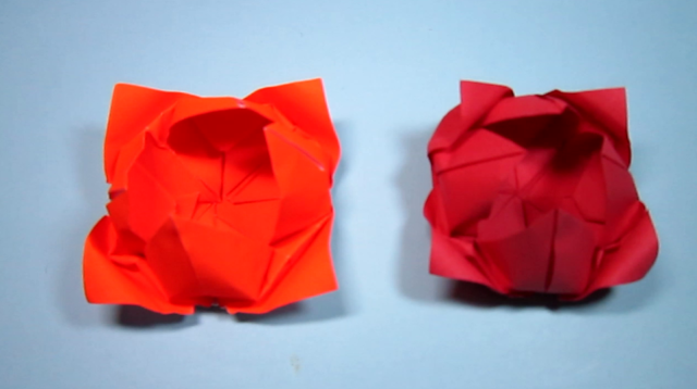 莲花的折法原来这么简单,一张纸轻松搞定,手工折纸莲花