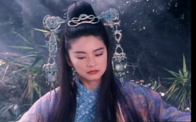 林青霞在《六指琴魔》中眉宇之间都是英气