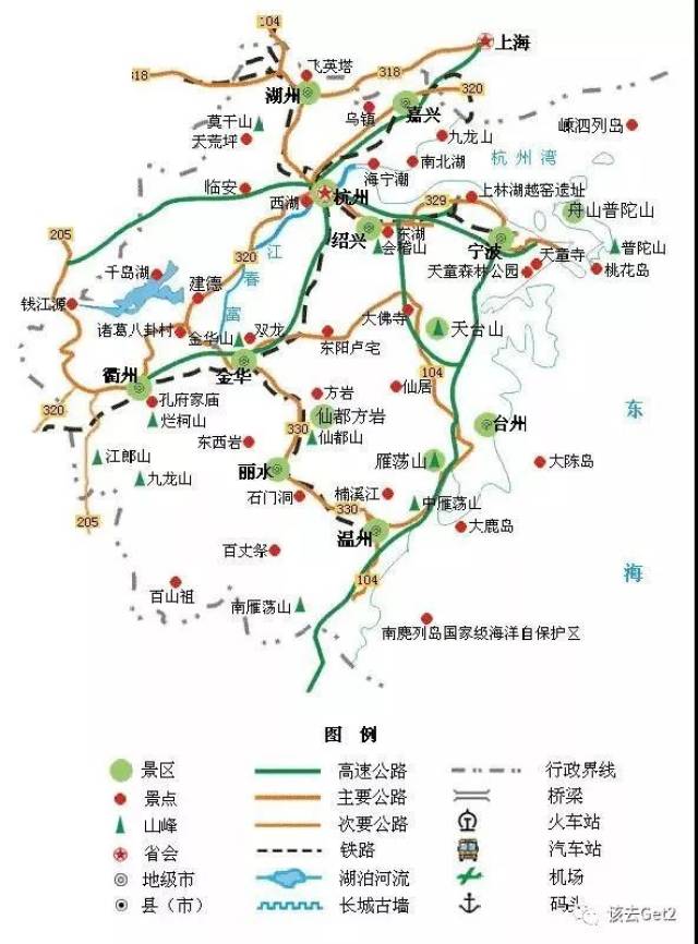 上海旅游地图