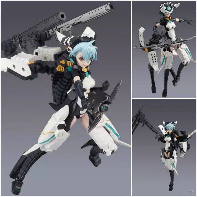 由日本bandai,融合自家「机器人」与「美少女」两大产品技术的可动
