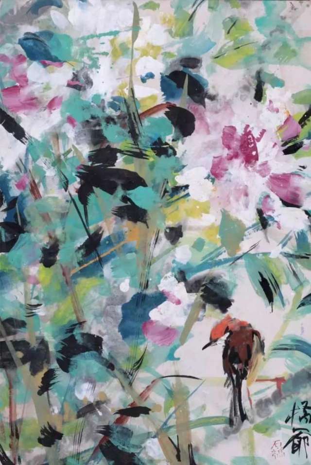 意象花鸟画 40×60cm
