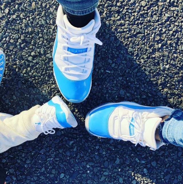 aj从娃娃抓起,宝宝们的air jordan 11,穿着比大人还好看