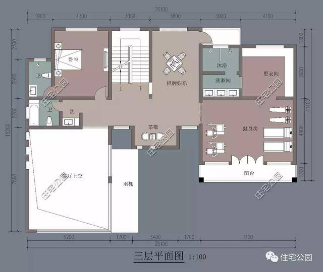农村l型别墅,泳池大露台,阳光房屋顶花园,功能齐全!