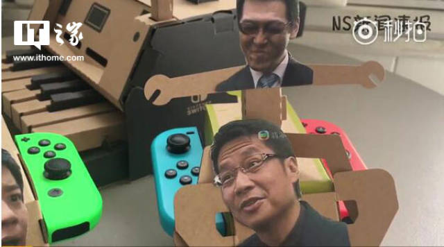 粉丝使用任天堂labo演绎王境泽表情包