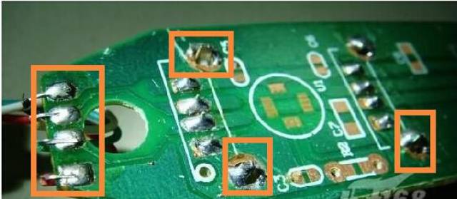 使得smt元件在过炉时候温度不均匀从而产生虚焊假焊