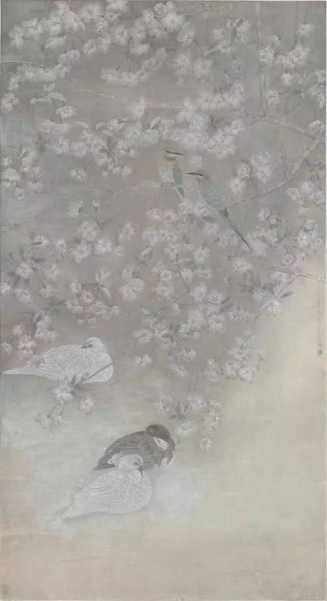 东方艺术·大家|江宏伟工笔花鸟画十二条屏在建福宫展