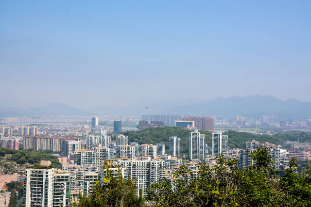 温州景山公园等你来漫步欣赏,俯视瓯江两岸山水城市之