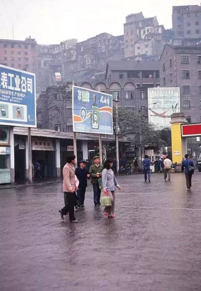 1985年,重庆,较场口.