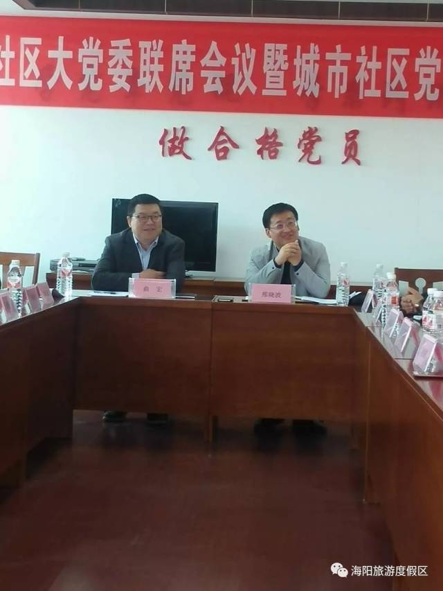 抓党建 聚合力 促发展 筑和谐—度假区黄海社区大党委联席会议暨