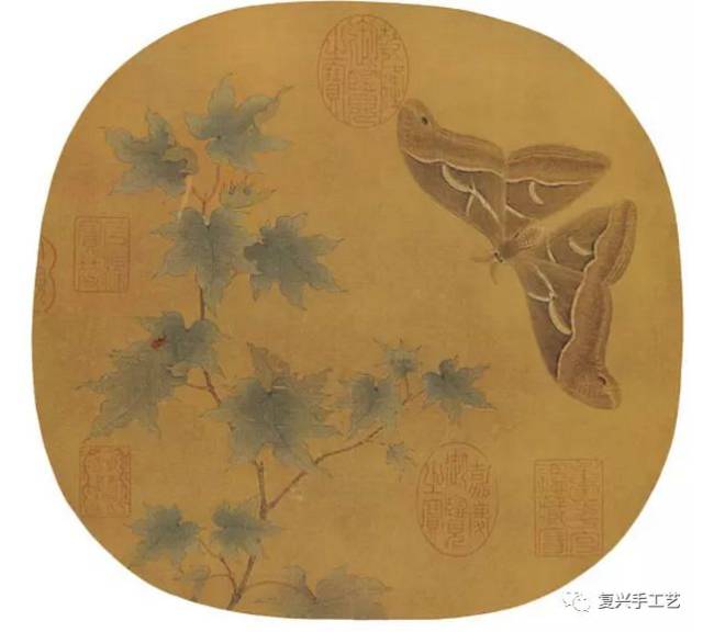 小屏风花蝴蝶秋波慢从唐宋蝶画到当代立体刺绣