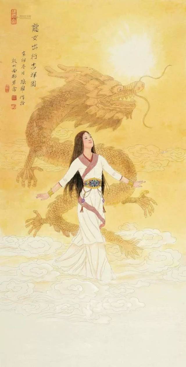 徐启雄|现代工笔美人画的开拓者(80幅)