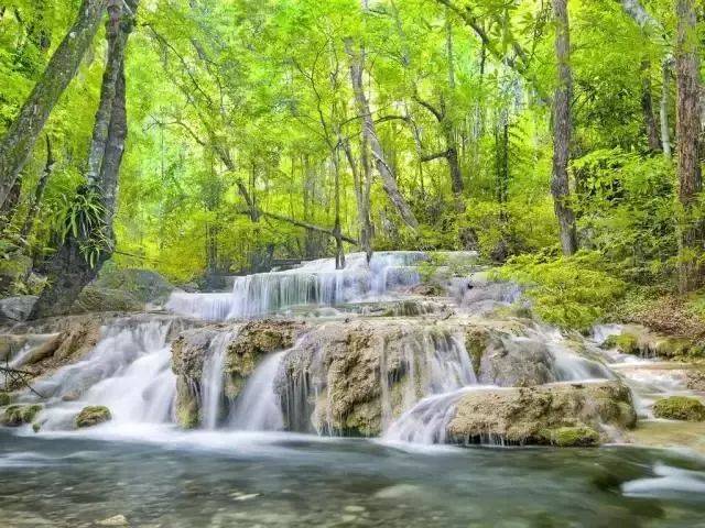 喜欢听山间小溪流水声,看美丽的风景,一切真美.