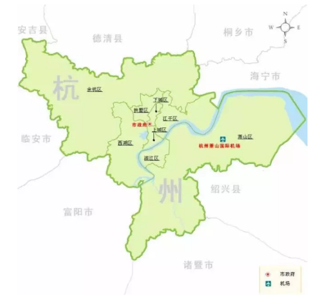 谁是浙江县(区,市)老大?萧山还是余杭?