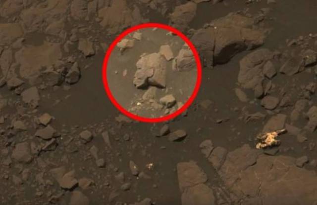外星人猎人认为他们在火星上发现神秘雕像
