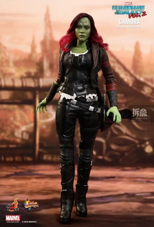 hottoys 漫威电影《银河护卫队2》卡魔拉2.0 可动人偶