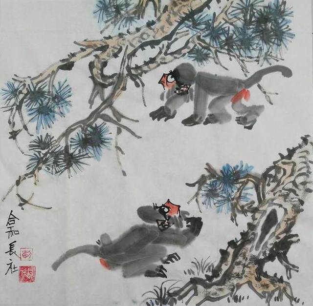 风水大师猴画家 刘长社